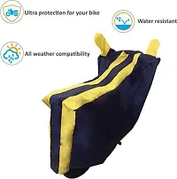Stylish Waterproof Two Wheeler Cover For TVS Sport Motorcycle-thumb3
