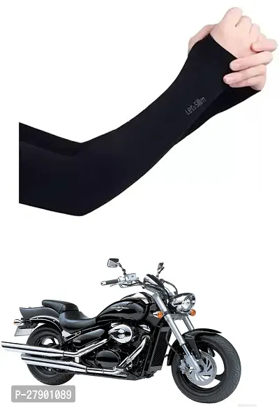 Stylish Breathable and Stretchable Arm Sleeve With Thumb Hole For Suzuki Intruder M800