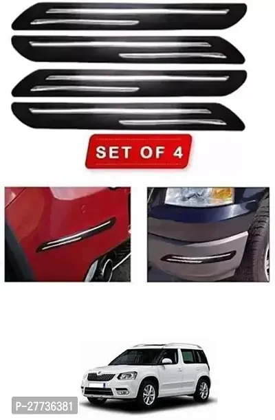 Protective Silicone Car Bumper Protector Guard For Skoda Yeti-Pack Of 4