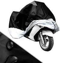 Splendid Waterproof Polyester Two Wheeler Cover Suitable For Bajaj Avenger 220 DTS-i Bikes-thumb2