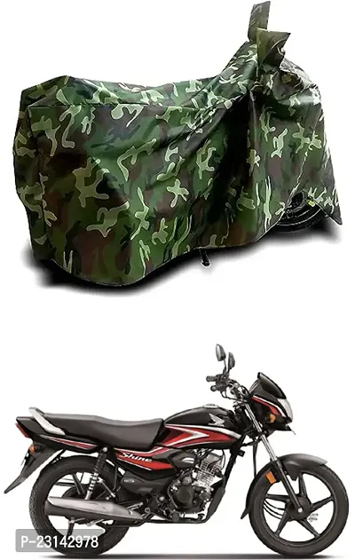 RONISH Dust Proof Two Wheeler Cover (Multicolor) For Honda Shine_a72-thumb0