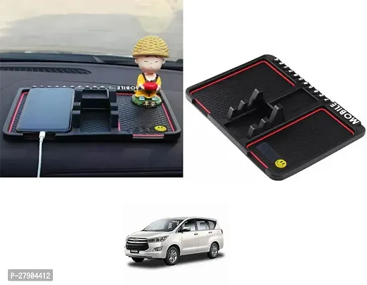 Car Dashboard Anti Slip Skid PVC Pad Mat with Mobile Phone Holder For Toyota Innova