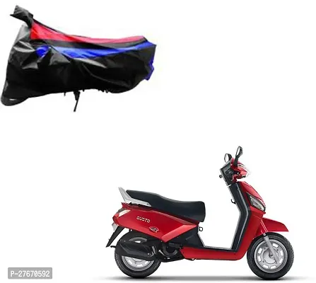 Protective Polyester Bike Body Cover For Mahindra Gusto-thumb0