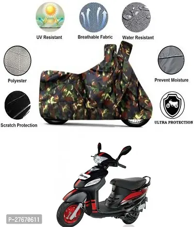 Protective Polyester Bike Body Cover For Mahindra Rodeo UZO