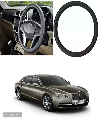 Designer Car Steering Cover Round Black For Universal For Car Continental Flying Spur