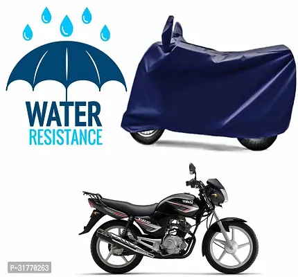 Splendid Waterproof Polyester Two Wheeler Cover Suitable For Yamaha YBR 110 Bikes