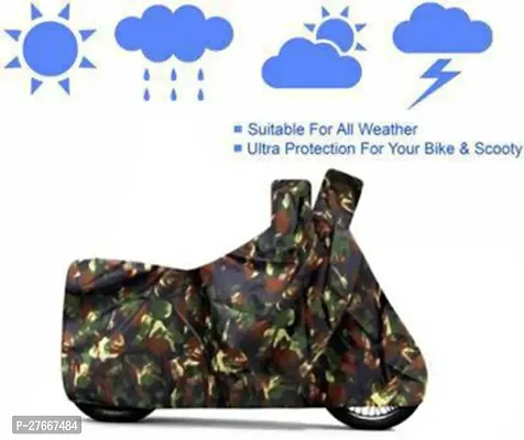 DucatiMonster 821 Pcs JVG Sky Blue Jungle Print Bike Body Cover-thumb3