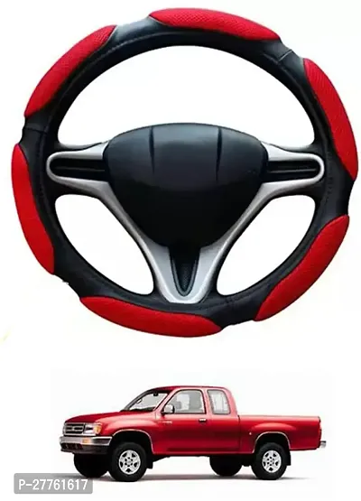 Car Steering Cover Red Black 6G Better Grip For Toyota T100-thumb0