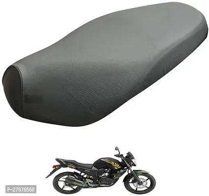 Two Wheeler Seat Cover Black For Yamaha Fz-thumb0