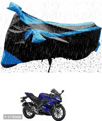 Useful Solid Waterproof Two Wheeler Cover Yamaha R15-thumb0