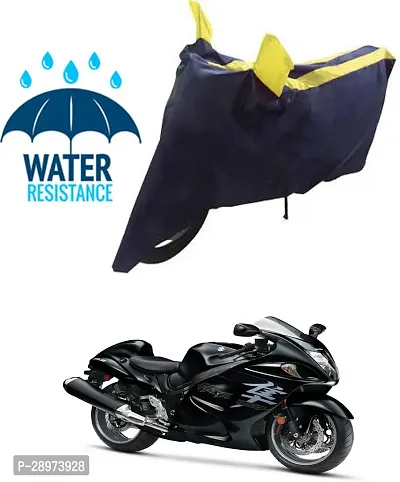 Stylish Waterproof Two Wheeler Cover For Suzuki Hayabusa Motorcycle-thumb0