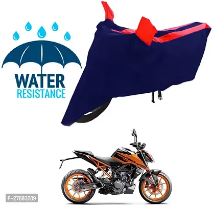 Designer Bike Body Cover Red And Blue For Ktm 200 Duke