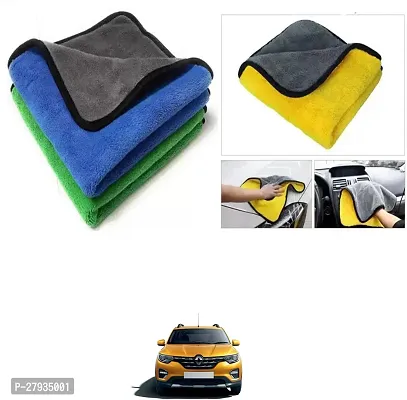 Car Cleaning Microfiber Cloth Pack Of 2 Multicolor For Renault HBC