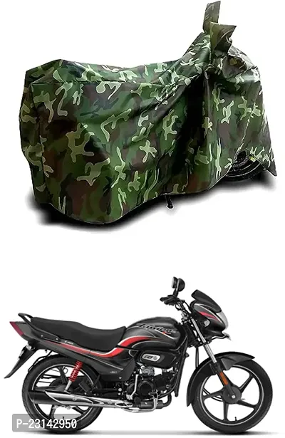 RONISH Dust Proof Two Wheeler Cover (Multicolor) For Hero Passion Plus_a47