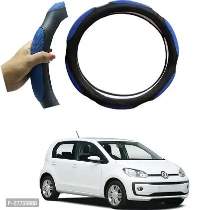 Car Steering Cover Blue 6G Heat Resistant For Volkswagen Up