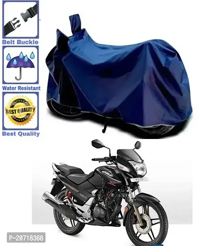 RONISH Waterproof Bike Cover/Two Wheeler Cover/Motorcycle Cover (Navy Blue) For Honda CBZ Extreme-thumb0