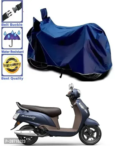 RONISH Waterproof Bike Cover/Two Wheeler Cover/Motorcycle Cover (Navy Blue) For Suzuki Access