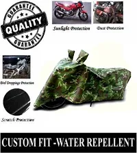 Durable and Water Resistant Polyester Bike Cover For Honda Dream Yuga-thumb2