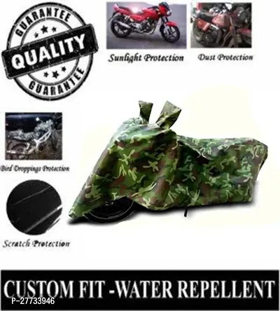 Durable and Water Resistant Polyester Bike Cover For Honda Dream Yuga-thumb3