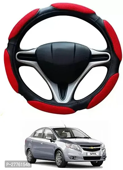 Car Steering Cover Red Black 6G Better Grip For Chevrolet Sail