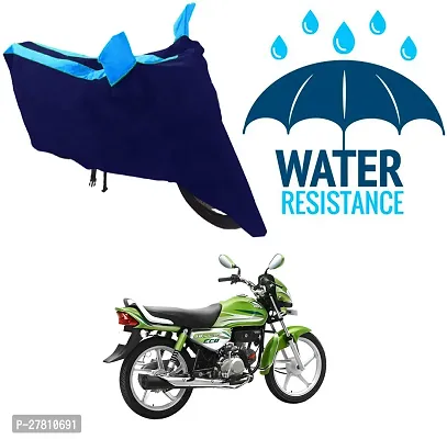 Classic Bike Body Cover Blue For Hero HF Deluxe Eco-thumb0