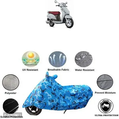 Water Resistant Polyester Bike Cover For Suzuki Access SE