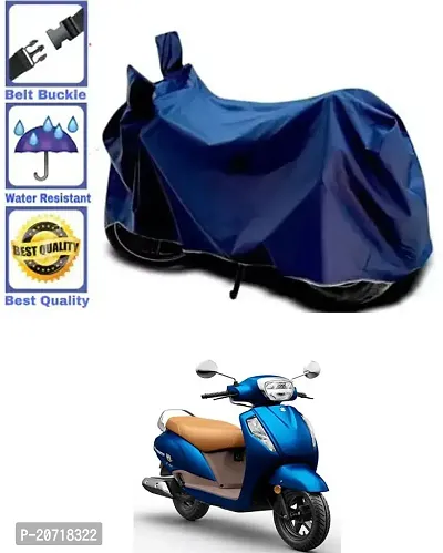 RONISH Waterproof Bike Cover/Two Wheeler Cover/Motorcycle Cover (Navy Blue) For Suzuki Access SE