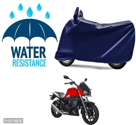 Splendid Waterproof Polyester Two Wheeler Cover Suitable For Mahindra All Bike Models