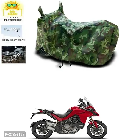 Designer Bike Body Cover Jungle Green For Ducati Multistrada 1260-thumb0