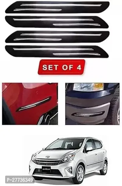 Protective Silicone Car Bumper Protector Guard For Toyota Wigo-Pack Of 4