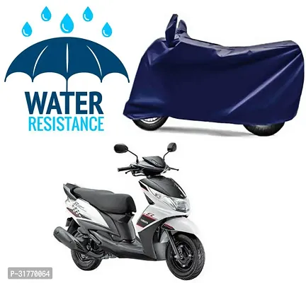 Splendid Waterproof Polyester Two Wheeler Cover Suitable For Yamaha Ray Bikes-thumb0