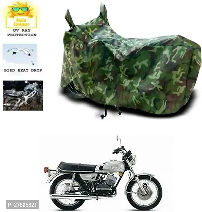 Designer Bike Body Cover Jungle Green For Yamaha Rd 350