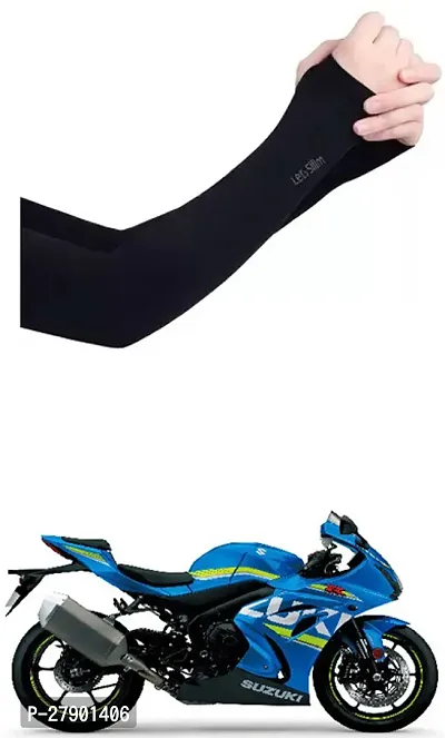 Stylish Breathable and Stretchable Arm Sleeve With Thumb Hole For Suzuki GSX-R1000 ABS