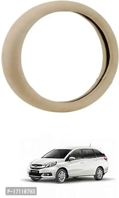 Car Stering Cover Round Beige For Mobilio-thumb0