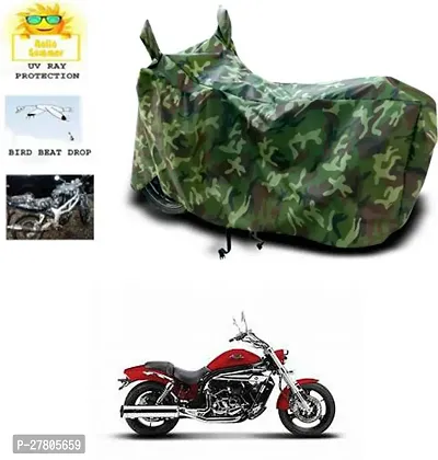 Designer Bike Body Cover Jungle Green For Hyosung Aquila Pro 650-thumb0