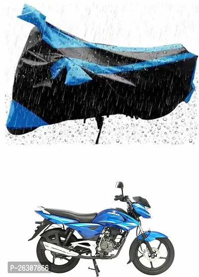 RONISH Two Wheeler Cover (Black,Blue) Fully Waterproof For Bajaj XCD 135