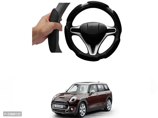 Car Better Grip Black Steering Wheel Cover (Slip-in) For Mini Cooper Clubman