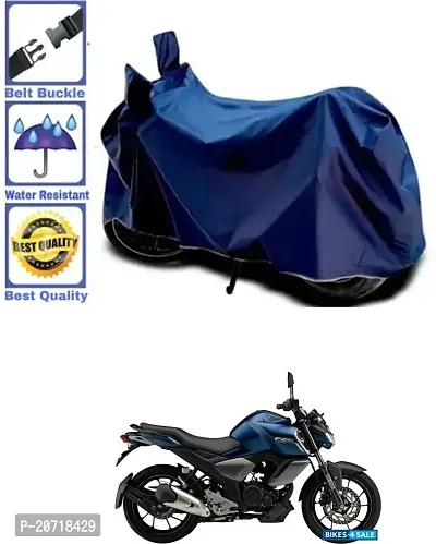 RONISH Waterproof Bike Cover/Two Wheeler Cover/Motorcycle Cover (Navy Blue) For Yamaha FZ S V3