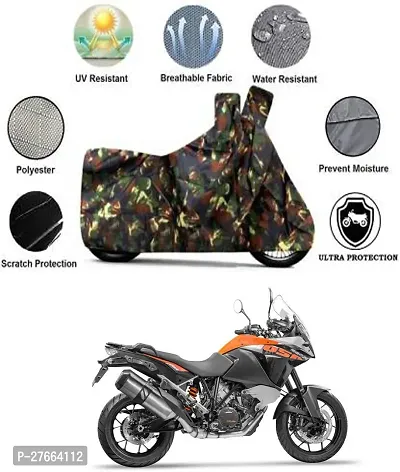 Stylish Multicoloured Polyester KTM 1050 Adventure Bike Cover