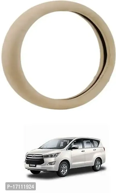 Car Stering Cover Round Beige For Innova-thumb0