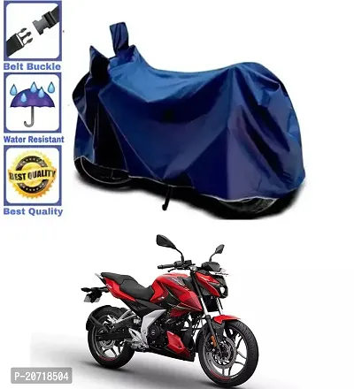 RONISH Waterproof Bike Cover/Two Wheeler Cover/Motorcycle Cover (Navy Blue) For Bajaj Pulsar N160-thumb0