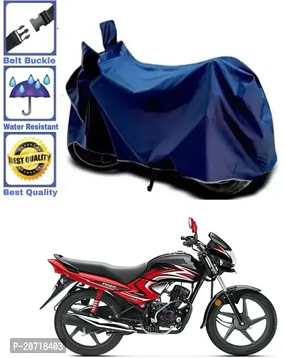 RONISH Waterproof Bike Cover/Two Wheeler Cover/Motorcycle Cover (Navy Blue) For Honda Dream Yuga