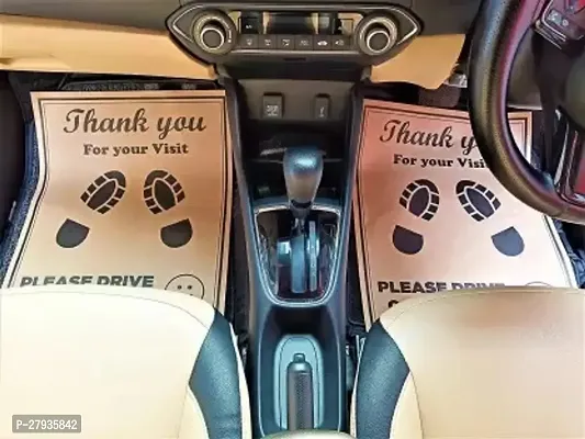 Car Paper Floor Foot Mat Of 25 Sheets Brown For Toyota Altis-thumb3