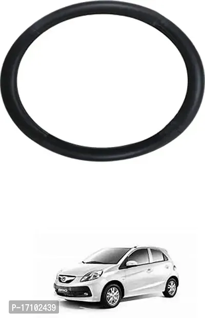 Car Stering Cover Round Black For Brio