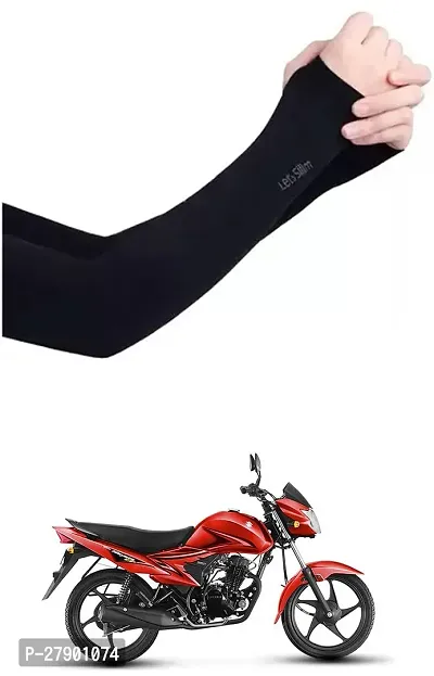 Stylish Breathable and Stretchable Arm Sleeve With Thumb Hole For Suzuki Hayate EP