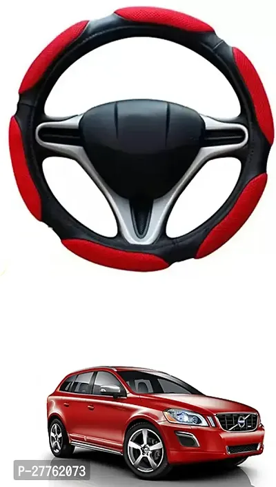 Car Steering Cover Red Black 6G Better Grip For Volvo XC30