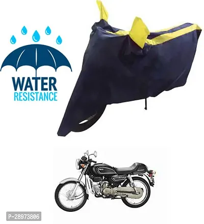 Stylish Waterproof Two Wheeler Cover For Hero Splendor Pro Classic Motorcycle-thumb0
