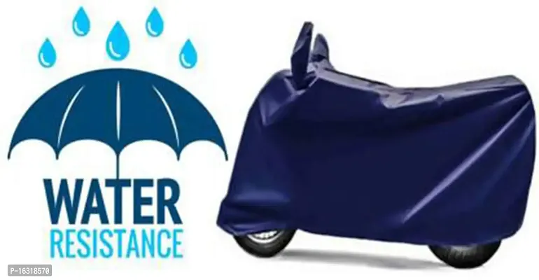 RONISH Navy Blue 100% Water Resistant Two Wheeler Cover for Navi