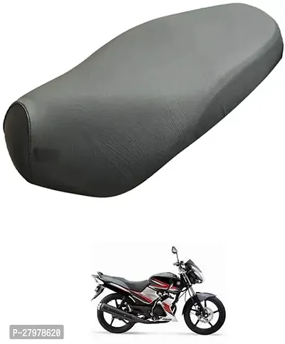 Two Wheeler Seat Cover Black For Yamaha Ss 125-thumb0