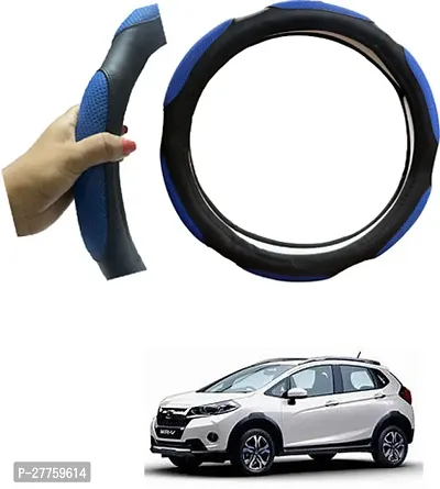 Car Steering Cover Blue 6G Heat Resistant For Honda Wr-V